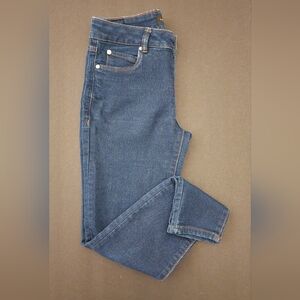 Tahari Kelly Classic Skinny Women's Jeans, Pockets, Blue, Size 6 28, Stretch